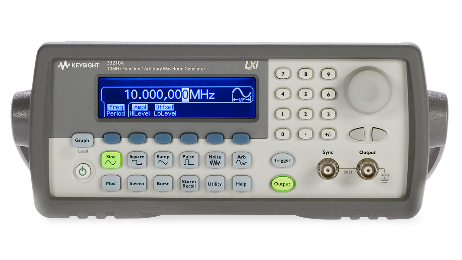 banan Stor vokal Keysight 33210A Function / Arbitrary Waveform Generator - ConRes Test  Equipment